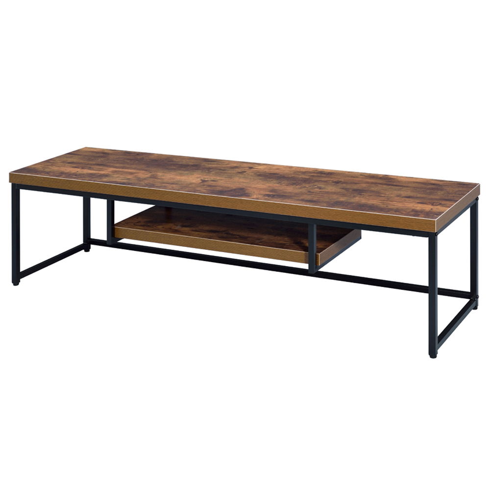 Bob - Mueble para TV - Roble desgastado y negro - 16"