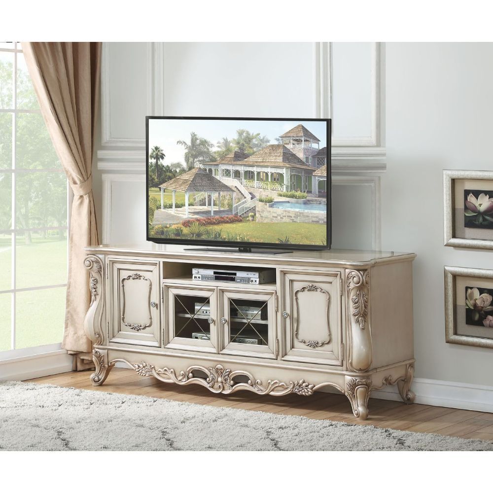 Gorsedd - Mueble para TV - Blanco antiguo