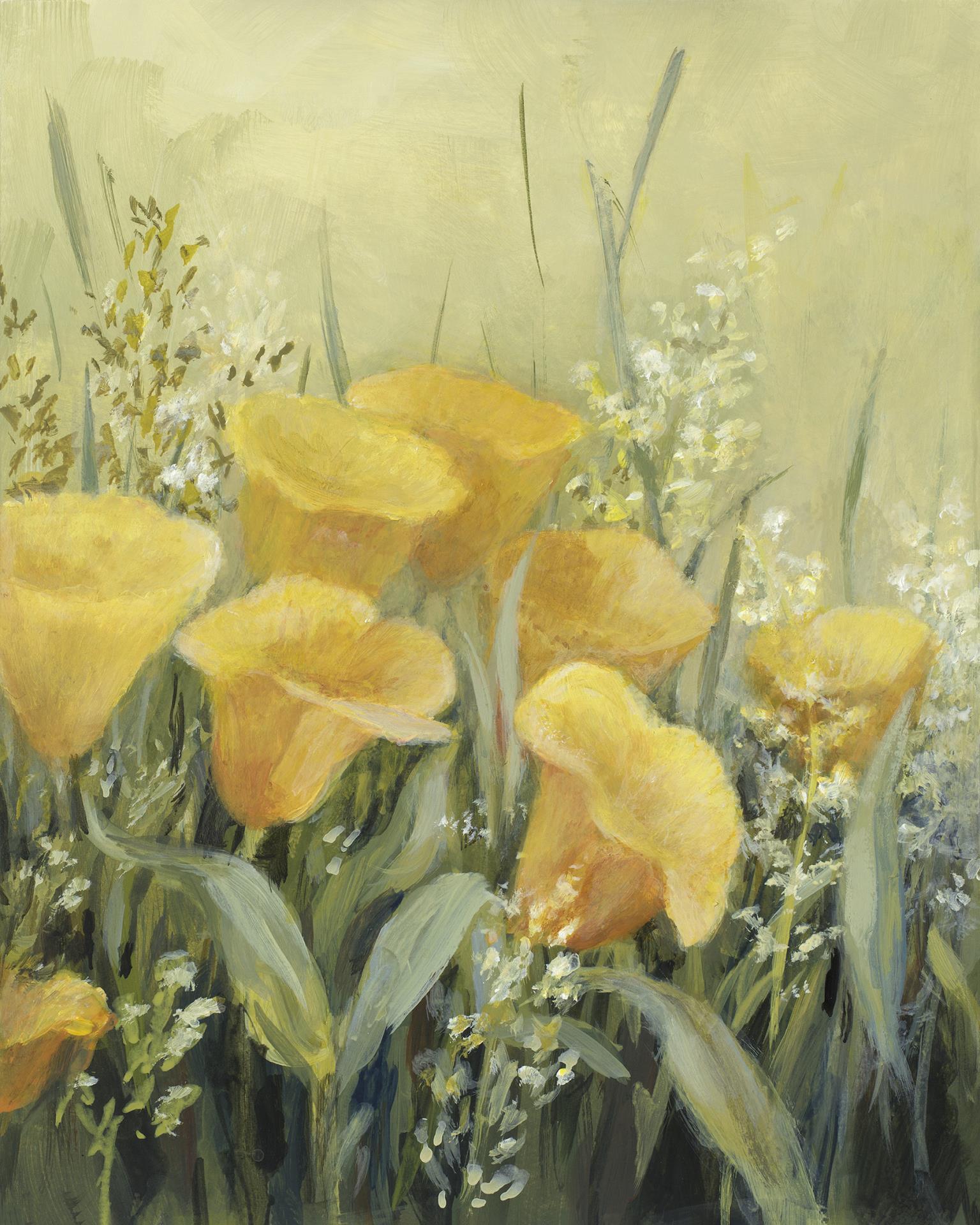 Golden Horned Poppies By Lanie Loreth (Small) - Yellow