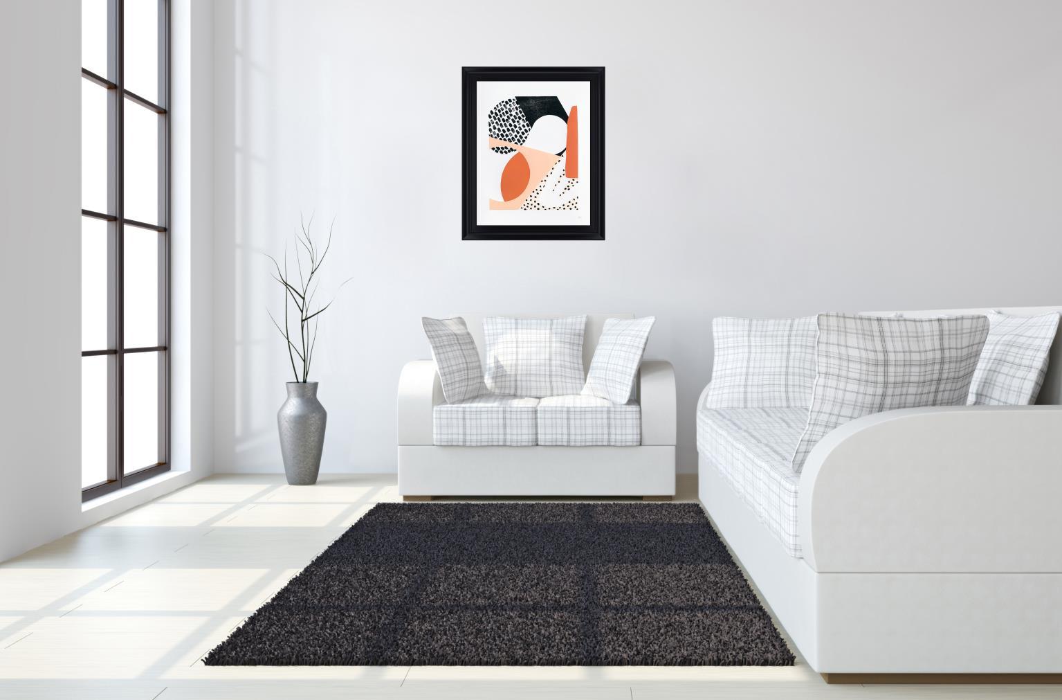 Terracotta Play - 28" x 34" Framed Wall Art