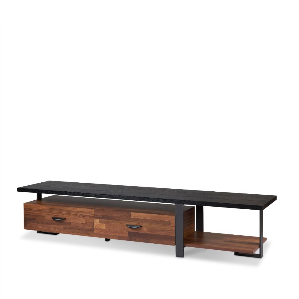 Elling - Mueble de TV - Nogal y negro