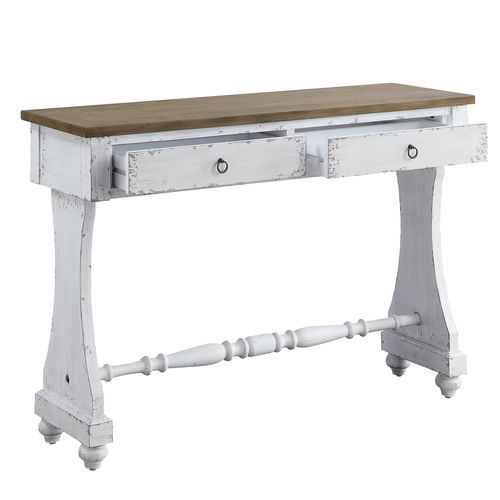 Carminda - Mesa consola - Blanco