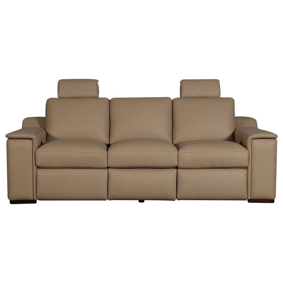 Armon - Sofa With Power Footrest & ZG - Brown