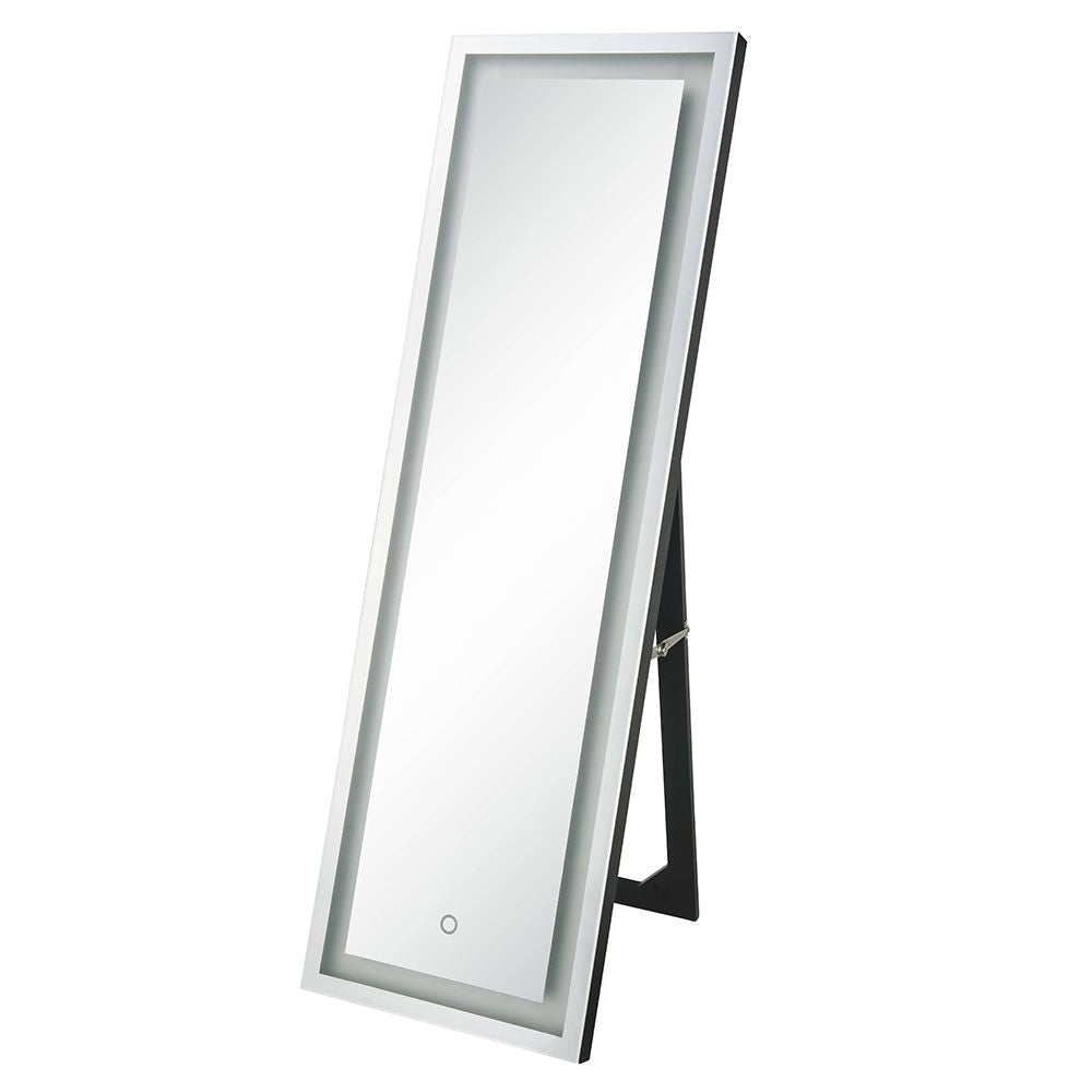 Dominic - Floor Mirror With LED - Mirrored