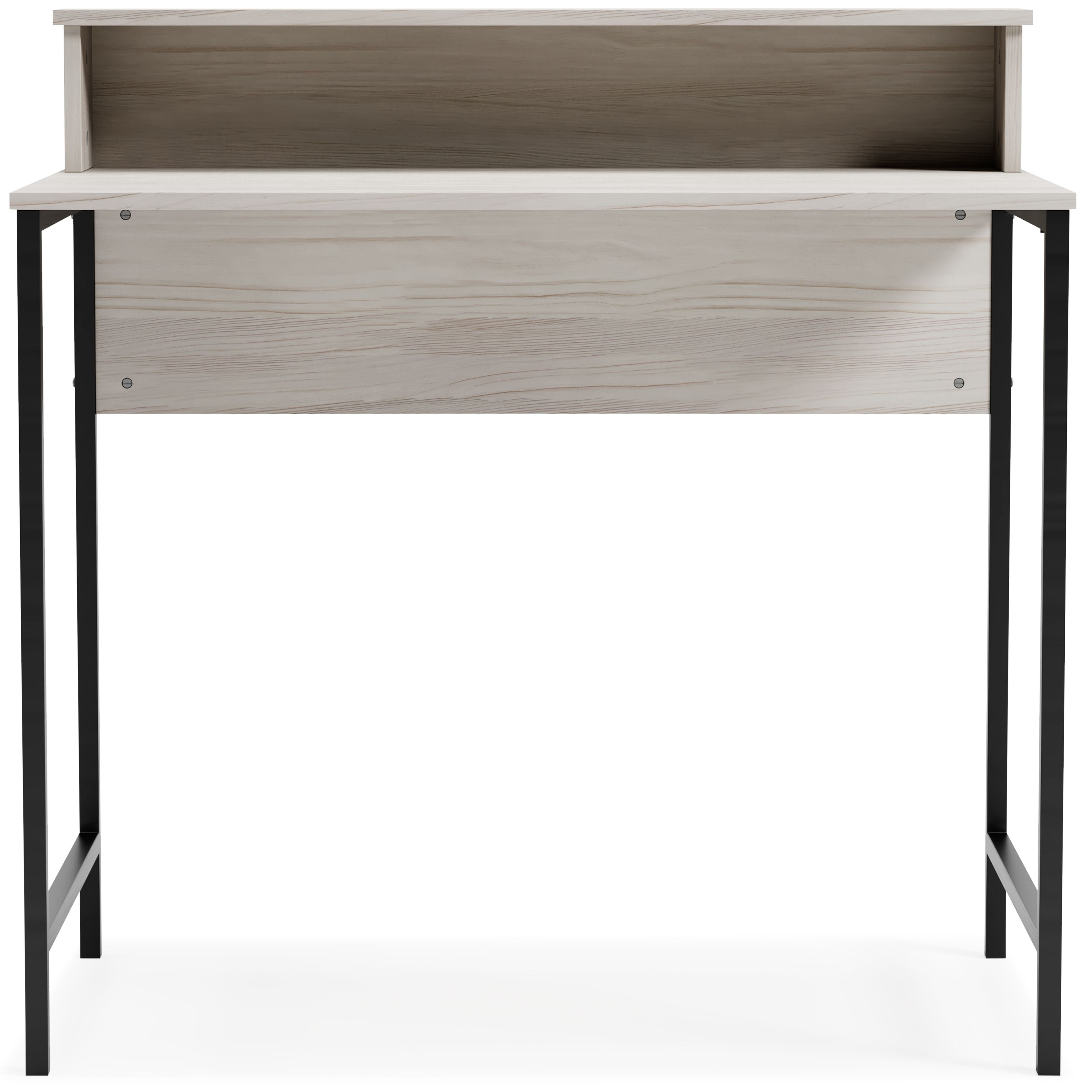 Bayflynn - Escritorio para oficina en casa con cajón blanco y negro
