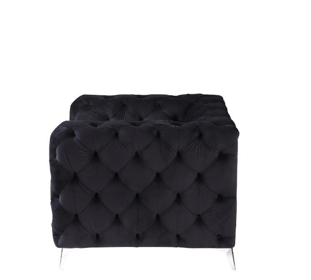 Phifina - Silla - Terciopelo Negro