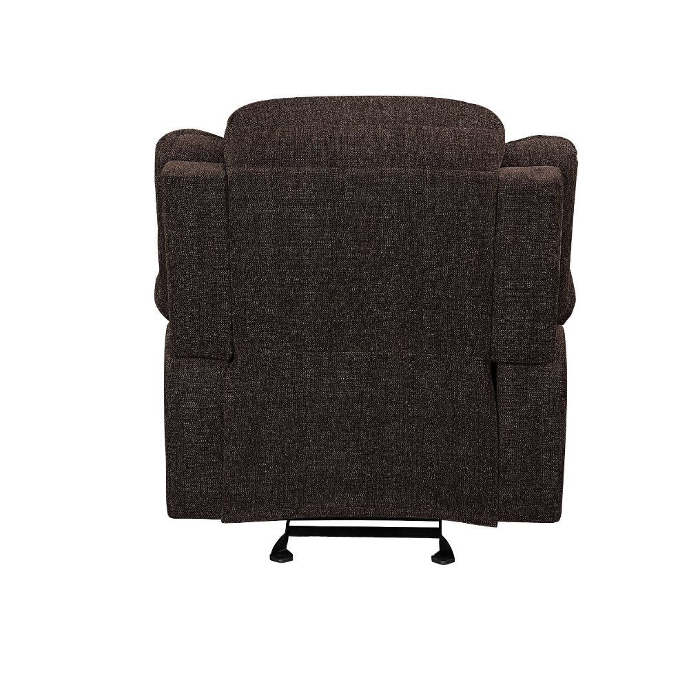 Madden - Sillón reclinable Glider - Chenilla marrón
