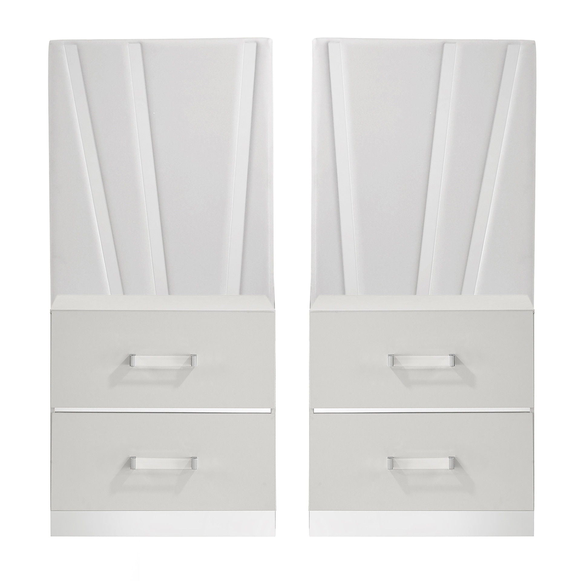 Europa - Nightstand Panels (Set of 2) - White