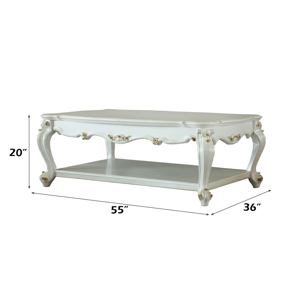 Mesa de centro Picardy II - Perla antigua