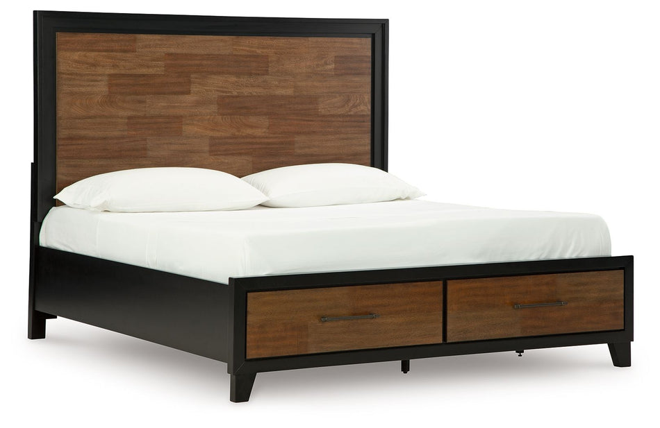 Kraeburn - Cama con paneles de almacenaje