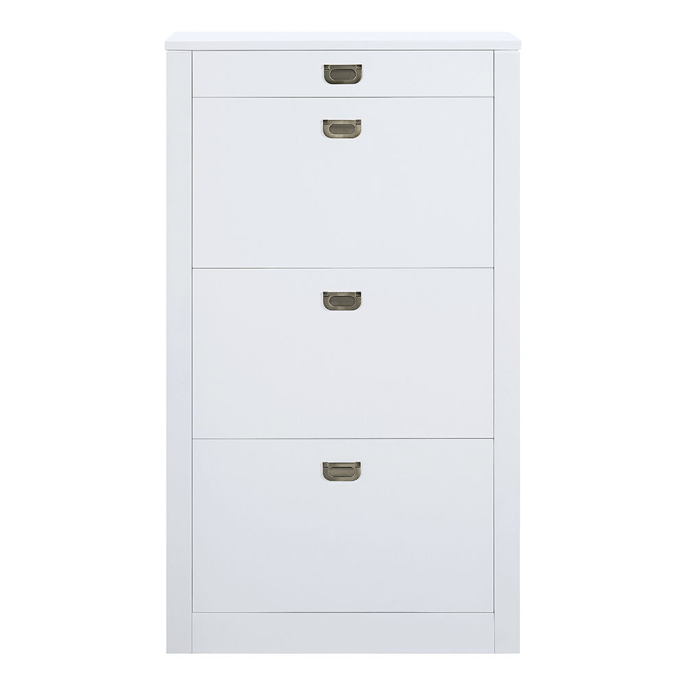 Pagan - Shoe Cabinet - White High Gloss