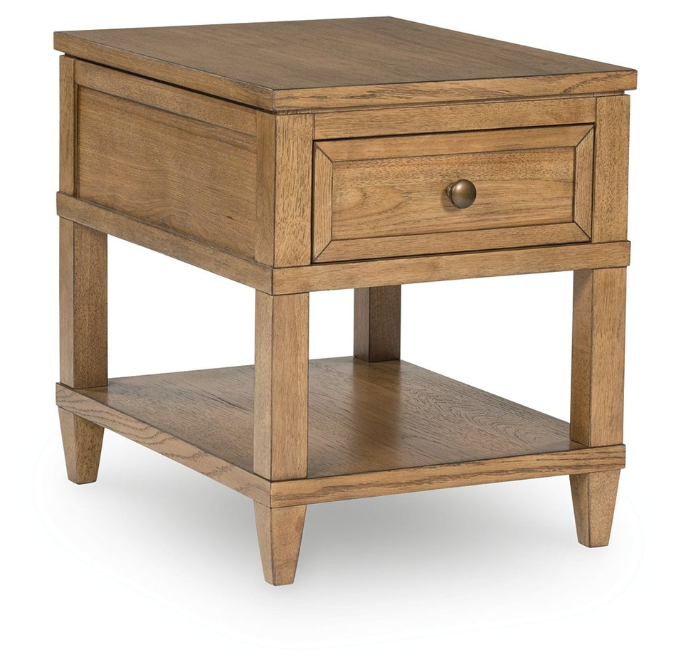 Mesa auxiliar rectangular Sharlance - Marrón claro